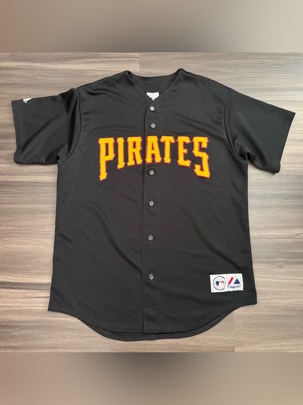 Majestic Pittsburgh Pirates MLB Baseball Stitched Jersey Men’s XL